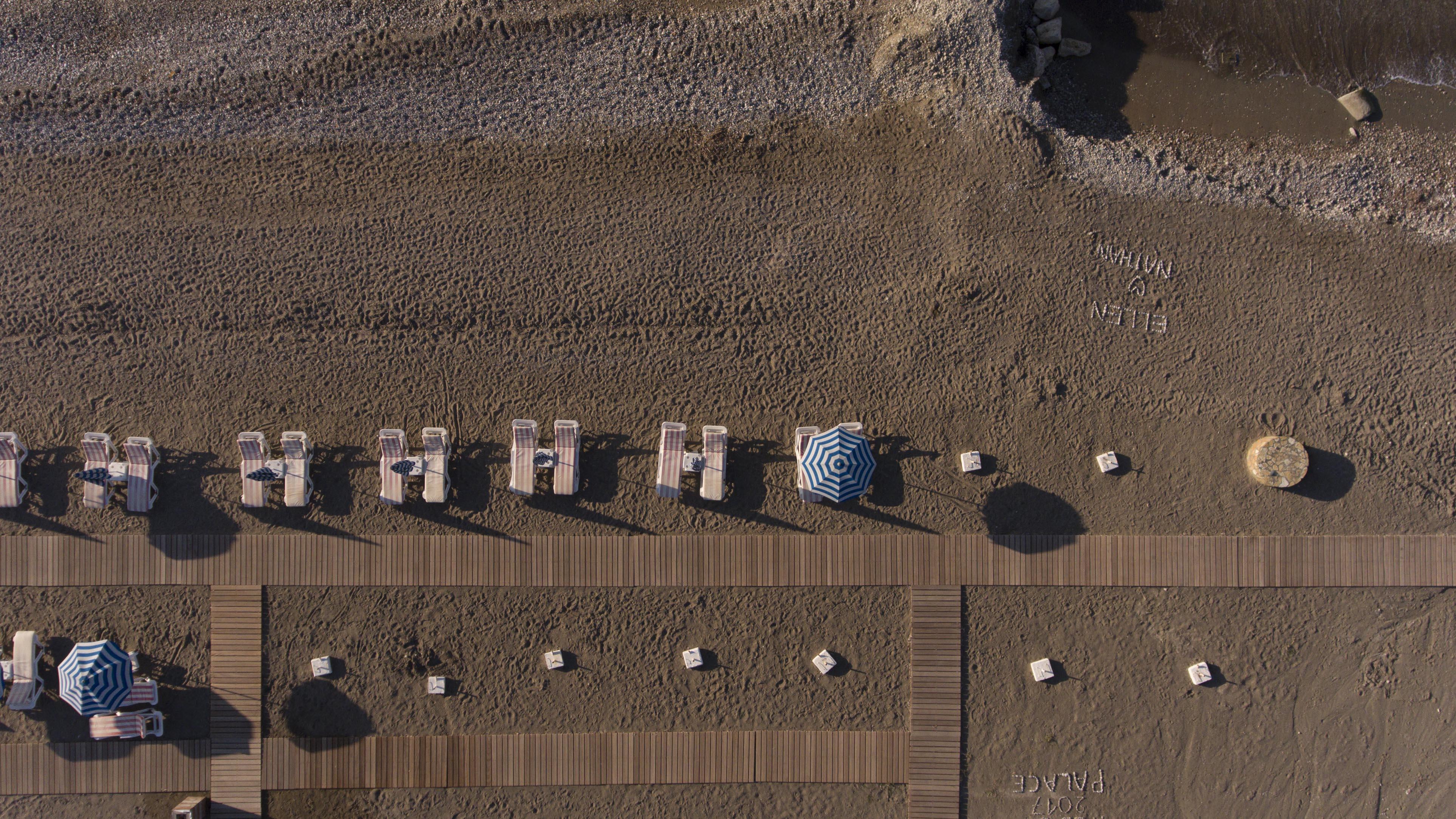 ロードス パレス ホテル イキソス エクステリア 写真 Aerial view of the beach