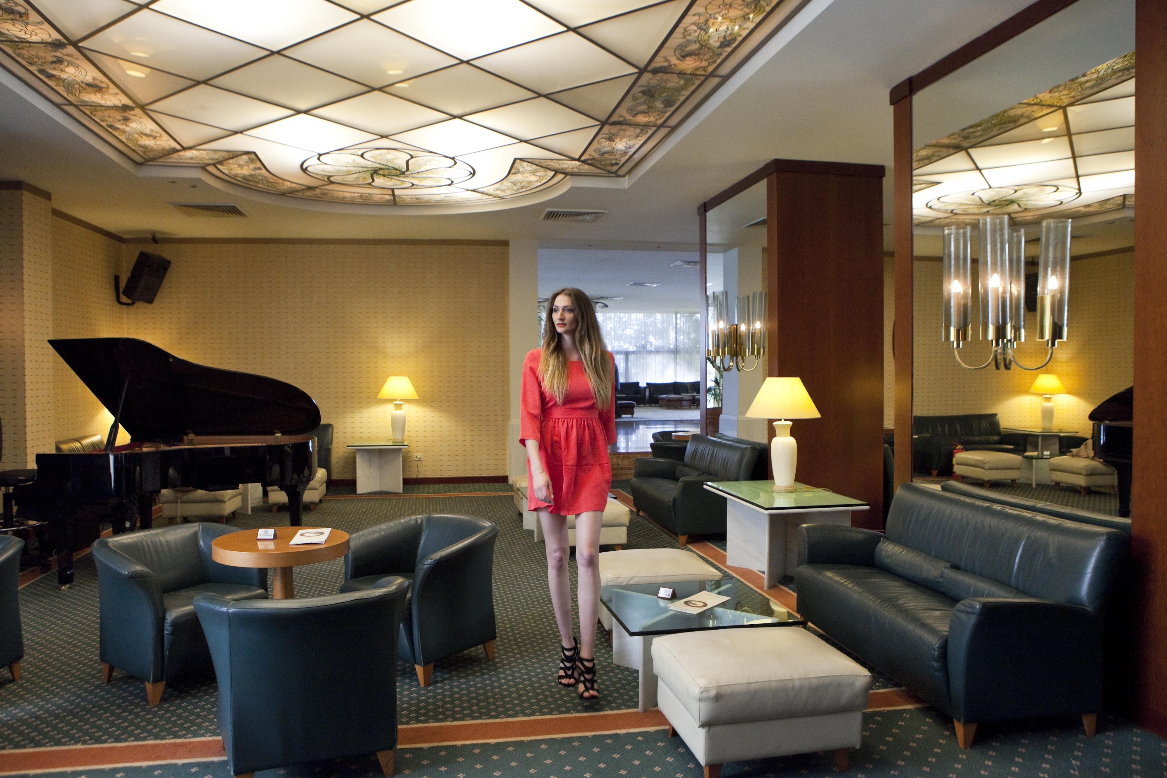 ロードス パレス ホテル イキソス エクステリア 写真 The lobby of the hotel